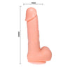 Baile dong dildo realístico vibración y rotación 20 cm