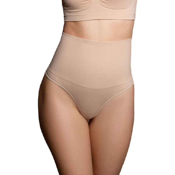 Bye faja sin costuras estilo tanga beige talla xxl
