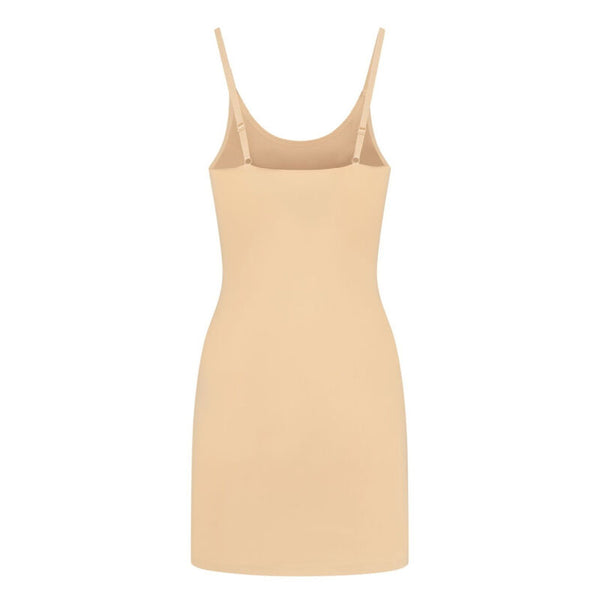 Bye single vestido invisible beige