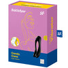 Candy cane vibrador dedo negro