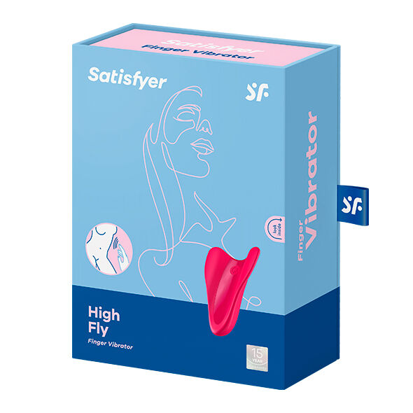 High fly vibrador dedal fuchsia
