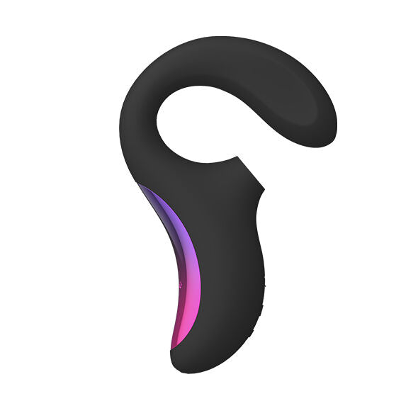 Lelo enigma doble estimulación succión masajeador negro