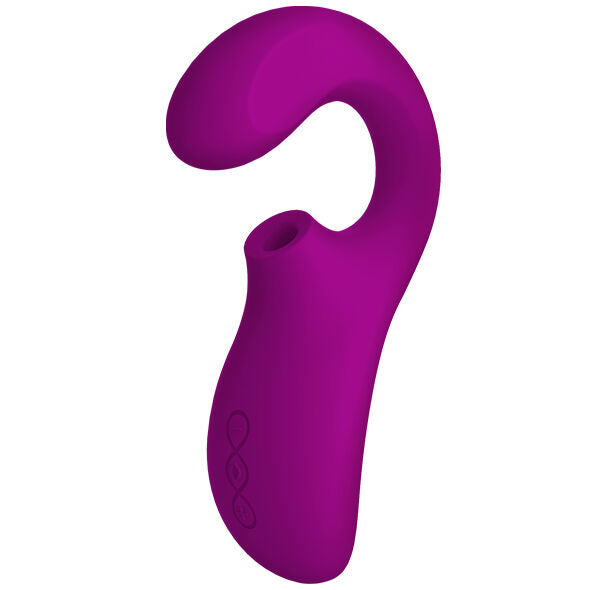 Lelo enigma doble estimulación succión masajeador morado