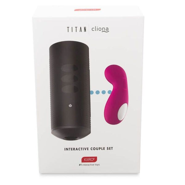 Kiiroo titan y cliona set parejas lila