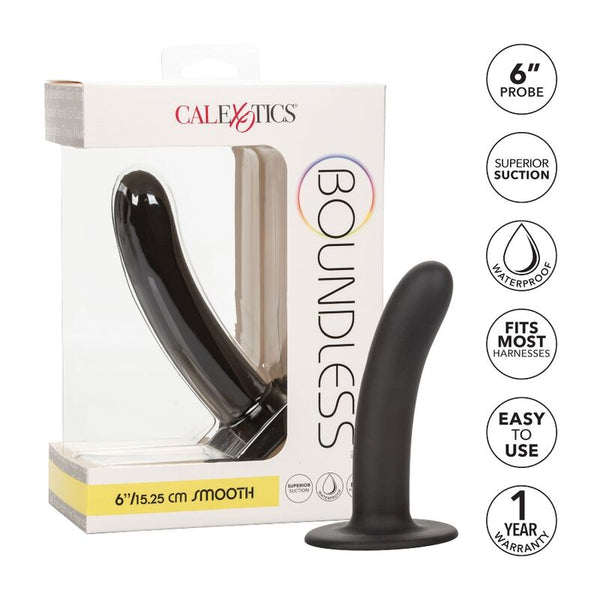 Calexotics boundless dildo liso 15.25 cm compatible con arnés