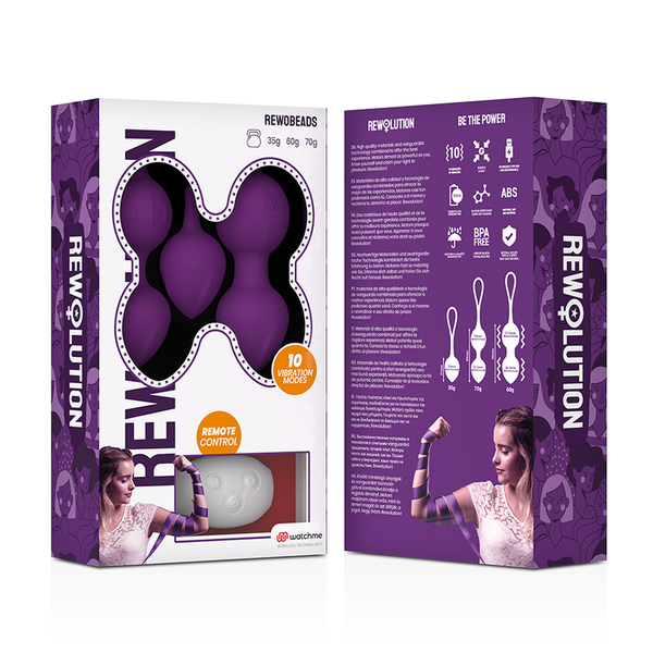 Rewobeads bolas vibradoras control remoto con tecnología watchme