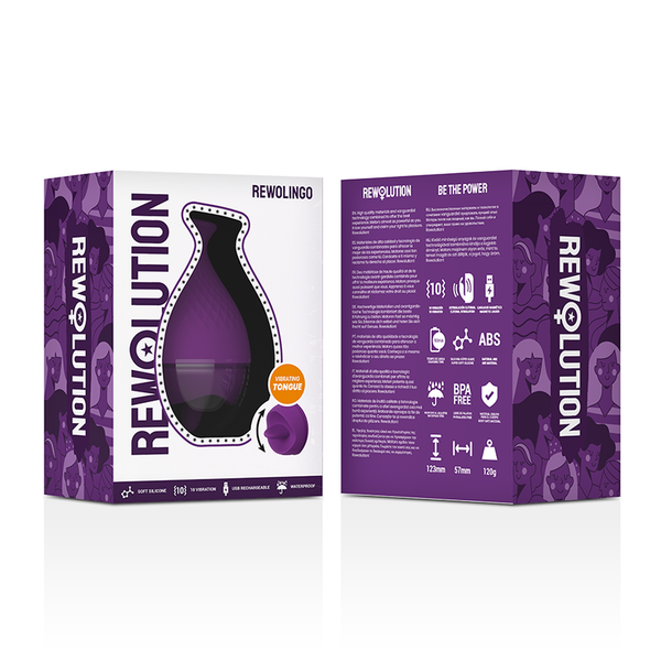 Rewolingo vibrador con lengua