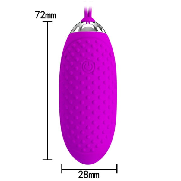 Joanna huevo vibrador control remoto 12 modos