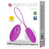 Joanna huevo vibrador control remoto 12 modos
