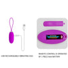 Joanna huevo vibrador control remoto 12 modos