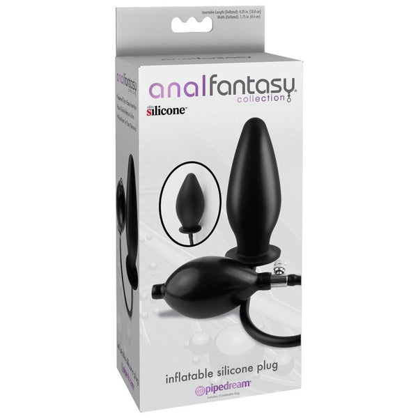Anal plug hinchable silicona