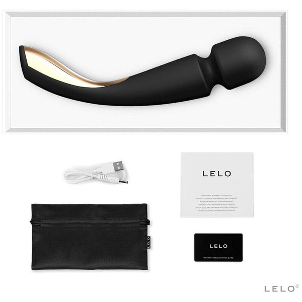 Lelo masajeador smart medium wand 2 negro