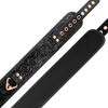 Begme black edition collar cuero vegano con forro de neopreno