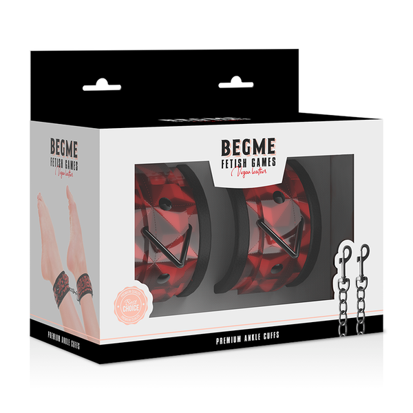 Begme red edition esposas para tobillos con forro de neopreno