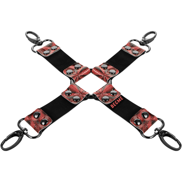 Begme red edition hog tie cuero vegano