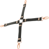 Coquette fantasy hog tie cuero vegano