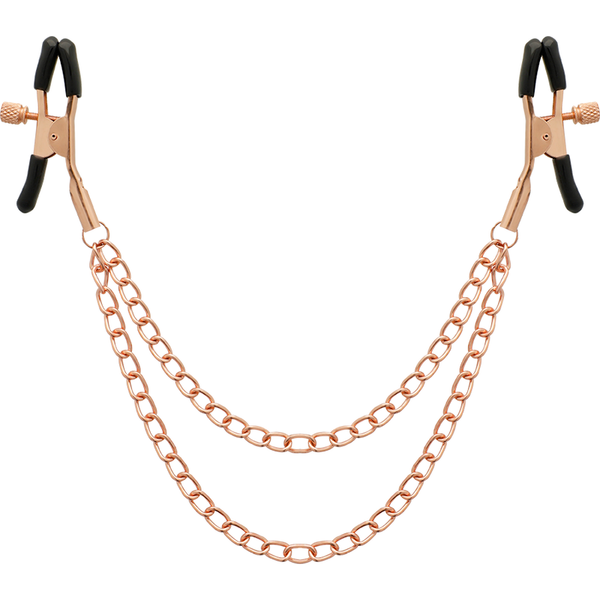Coquette fantasy pinzas metalicas pezones con cadena