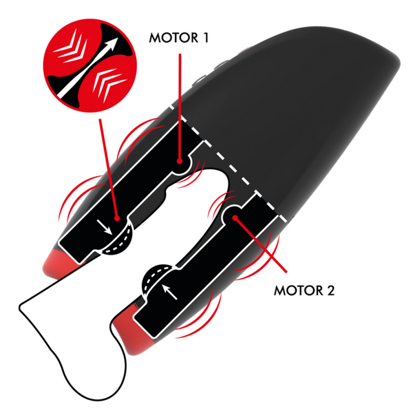 Jamyjob novax masturbador con vibración y compresión