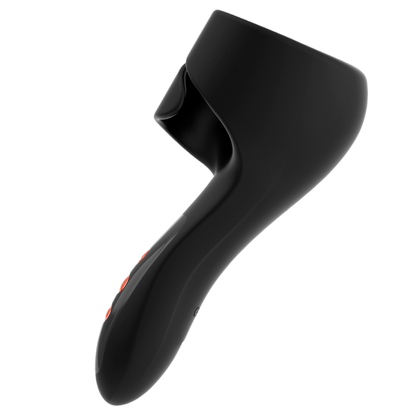 Pulsar masturbador vibrador ajustable con golpeteo en glande