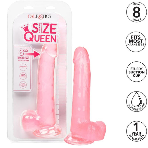 Calexotics size queen dildo rosa 20.3 cm