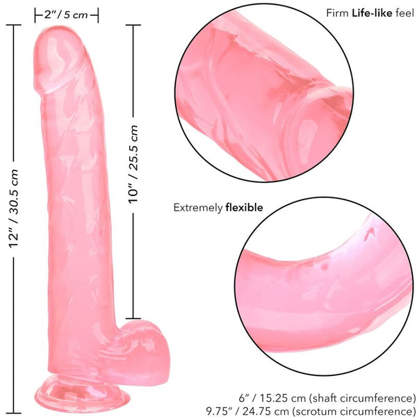 Calexotics size queen dildo rosa 25.5 cm