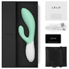Ina 3 verde vibrador rabbit lujo verde agua