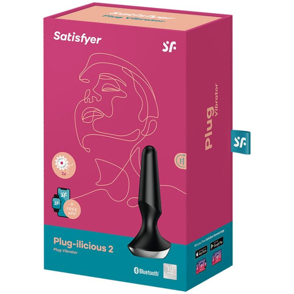 Plug ilicious 2 plug vibrador negro