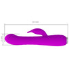 Molly vibrador con rotación recargable