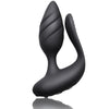 Plug anal Cocktail con control remoto negro