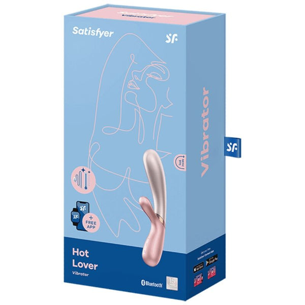 Hot lover vibrador rosa y beige