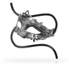 Ohmama masks antifaz estilo veneciano silver