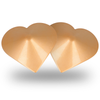 Coquette cubre pezones metal corazones dorados