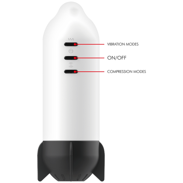 Jamyjob rocket masturbador tecnología soft compression y vibración