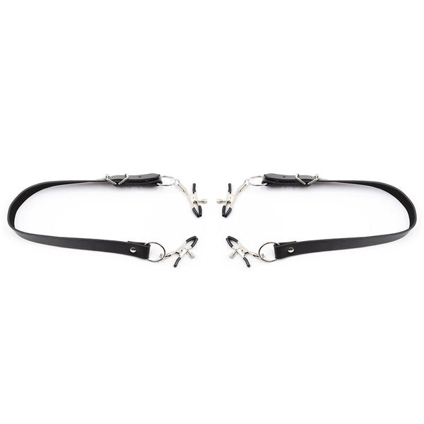 Ohmama pinzas clítoris con correas piernas