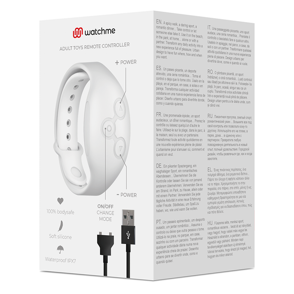 Watchme reloj control remoto tecnología inalámbrica níveo