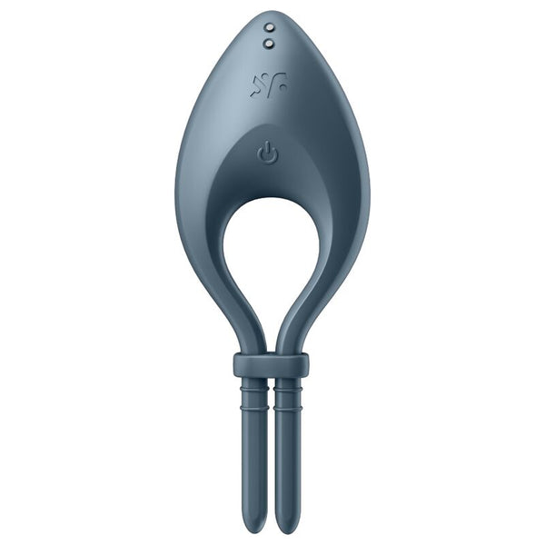 Bullseye anillo vibrador app gris