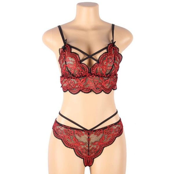 Subblime set dos piezas top y panties encaje l xl