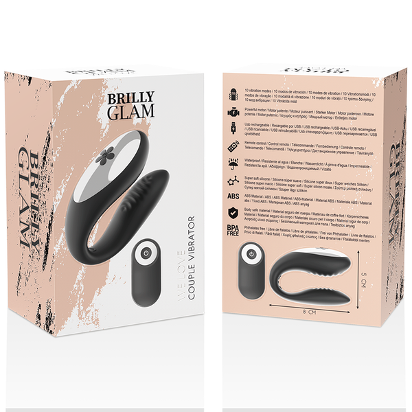 We love vibrador para parejas control remoto negro