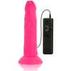 Diversia dildo realístico flexible con vibración rosa 23 cm o 4.3 cm