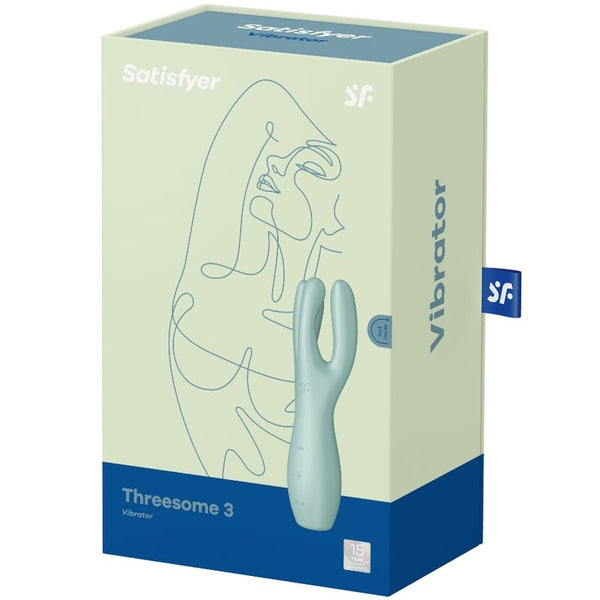 Threesome 3 vibrador verde