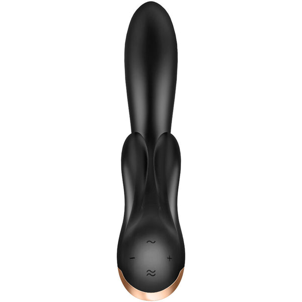 Double flex vibrador app negro