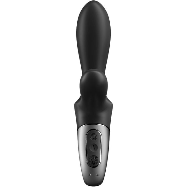 Heat climax con vibrador anal app negro