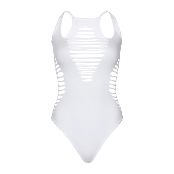 Leg body tanga racerback azul