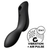 Vibrador morado satisfyer curvy trinity 2 estimulador y