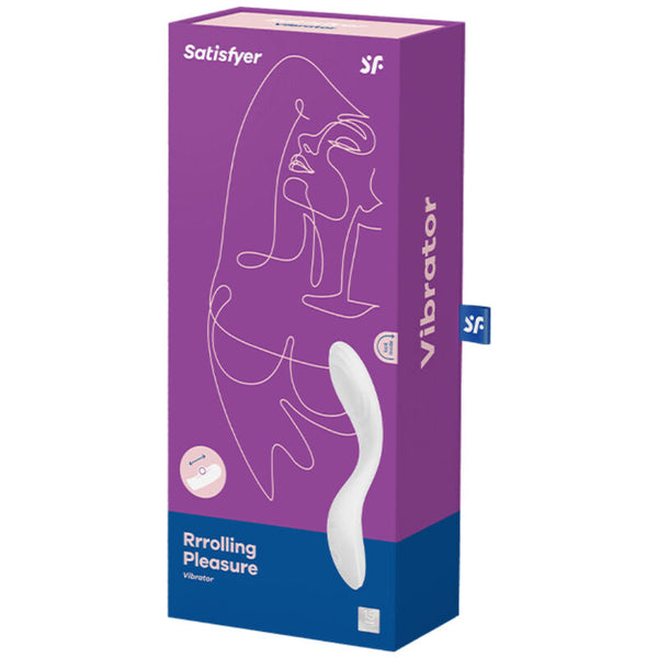 Rrrolling pleasure vibrador Punto G blanco