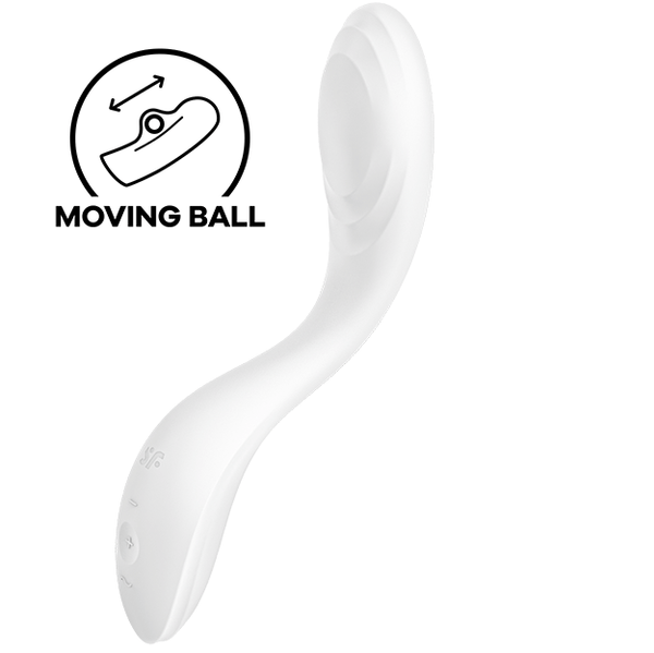 Rrrolling pleasure vibrador Punto G blanco
