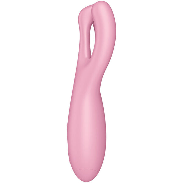 Threesome 4 vibrador app azul