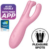 Threesome 4 vibrador app azul