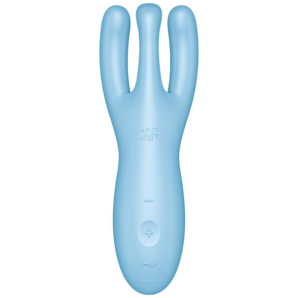 Threesome 4 vibrador app azul