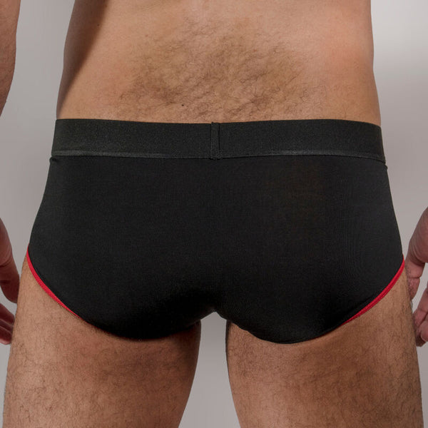 Macho ms24r calzoncillo brief dark rojo xl
